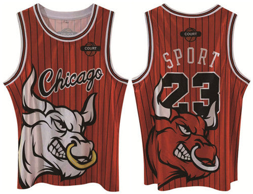 Michael Jordan Chicago Bulls red jersey