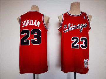 Michael Jordan Chicago Bulls red jersey