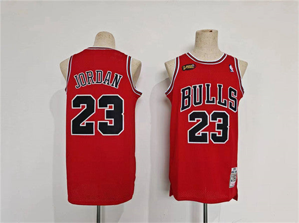 Michael Jordan Chicago Bulls red Throwback jersey