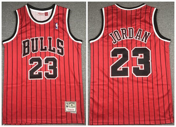 Michael Jordan Chicago Bulls red Throwback jersey