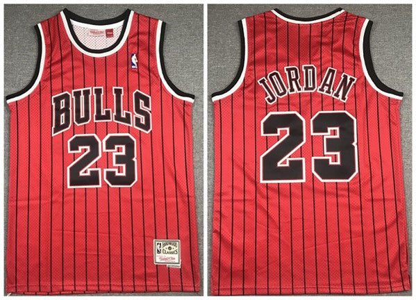 Michael Jordan Chicago Bulls red Throwback jersey
