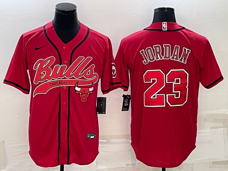 Michael Jordan Chicago Bulls red jersey