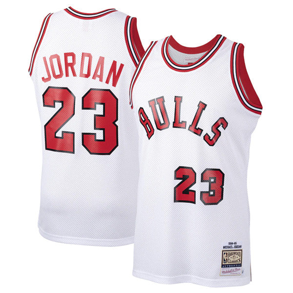 Michael Jordan Chicago Bulls white Throwback jersey