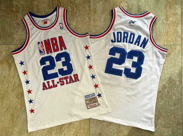 Michael Jordan Chicago Bulls white Throwback jersey