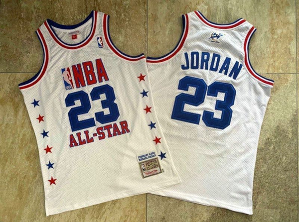 Michael Jordan Chicago Bulls white Throwback jersey