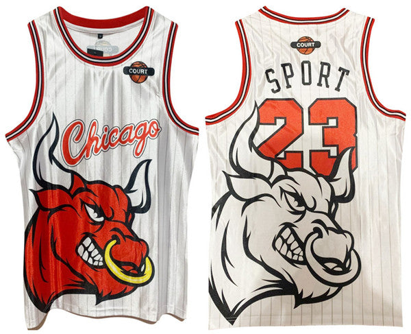 Michael Jordan Chicago Bulls white jersey