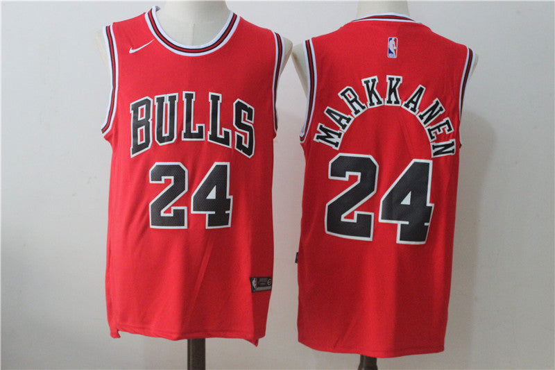Lauri Markkanen Chicago Bulls red jersey
