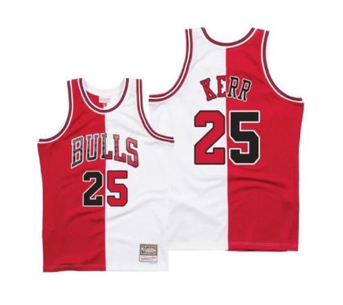 Steve Kerr Chicago Bulls white Throwback jersey