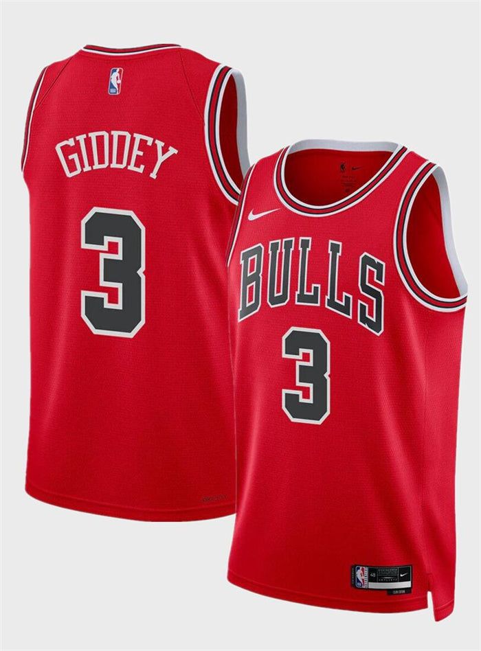 Josh Giddey Chicago Bulls red jersey