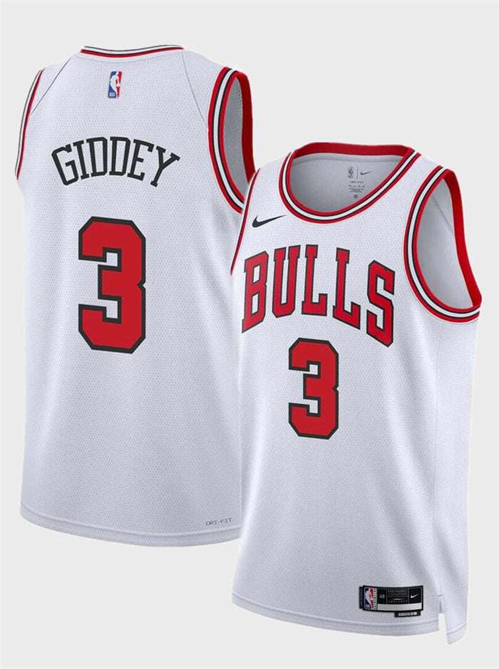 Josh Giddey Chicago Bulls white jersey