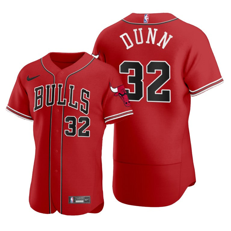 Kris Dunn Chicago Bulls red jersey