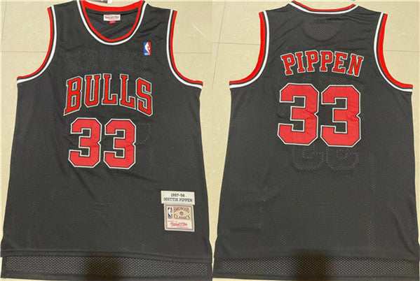 Scottie Pippen Chicago Bulls black Throwback jersey