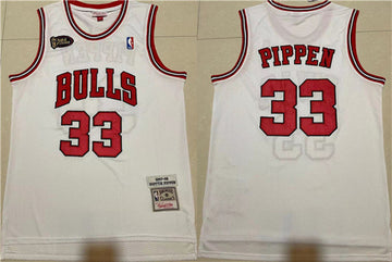 Scottie Pippen Chicago Bulls white Throwback jersey