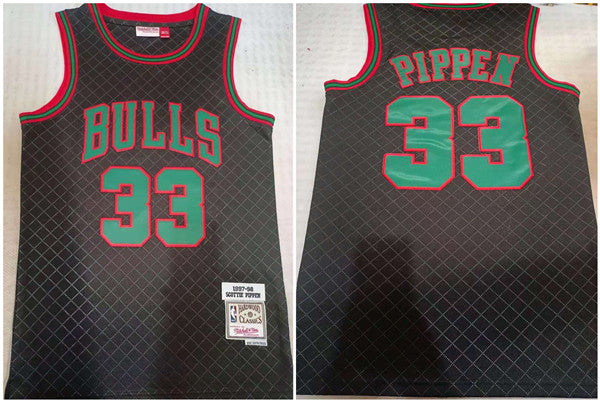 Scottie Pippen Chicago Bulls black Throwback jersey