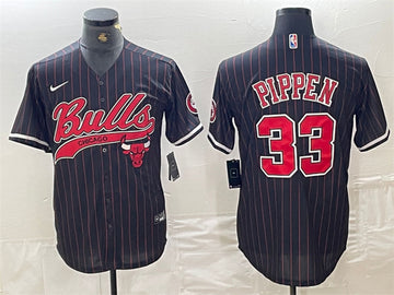 Scottie Pippen Chicago Bulls black jersey