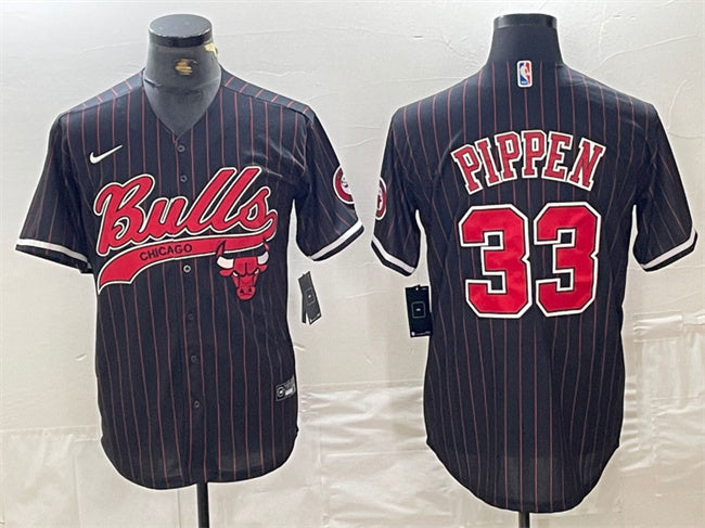 Scottie Pippen Chicago Bulls black jersey
