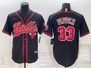 Scottie Pippen Chicago Bulls black jersey