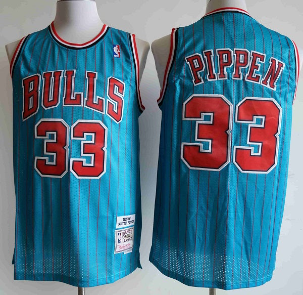 Scottie Pippen Chicago Bulls blue Throwback jersey