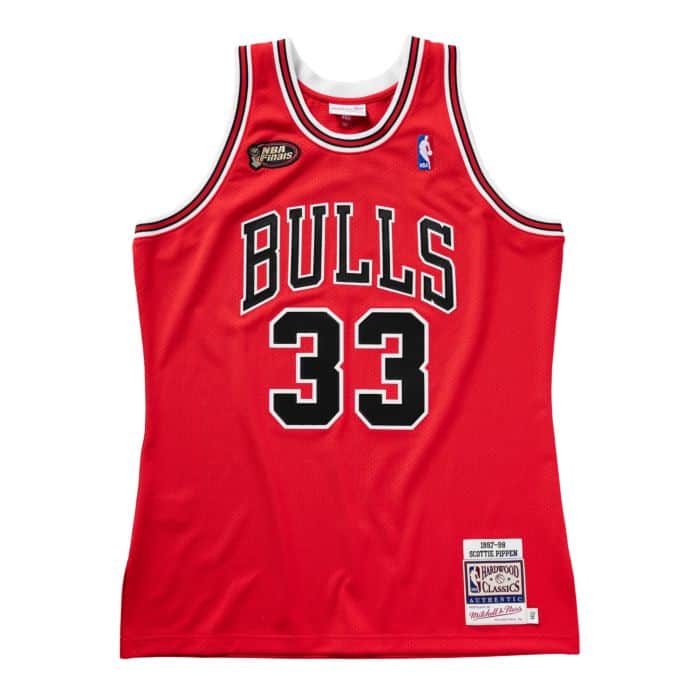 Scottie Pippen Chicago Bulls red Throwback jersey