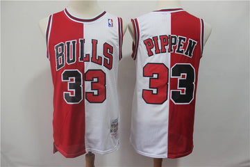 Scottie Pippen Chicago Bulls red Split jersey