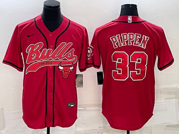 Scottie Pippen Chicago Bulls red jersey