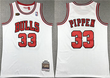 Scottie Pippen Chicago Bulls white jersey