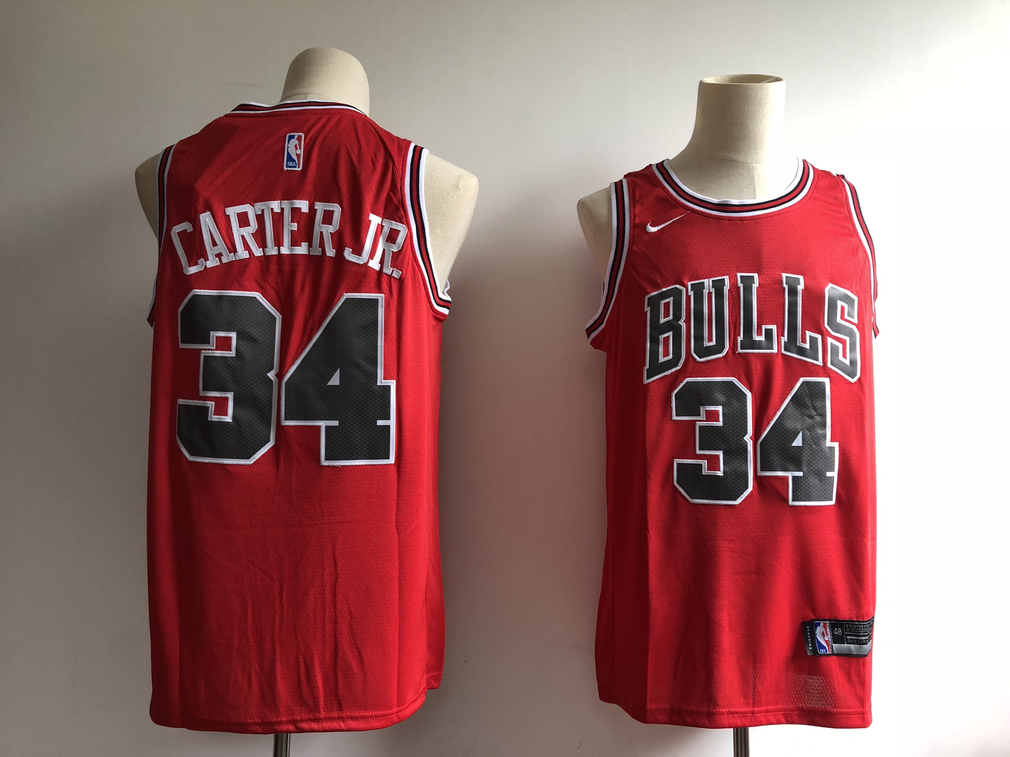 Wendell Carter Jr Chicago Bulls red jersey