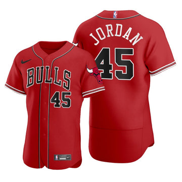 Michael Jordan Chicago Bulls red jersey
