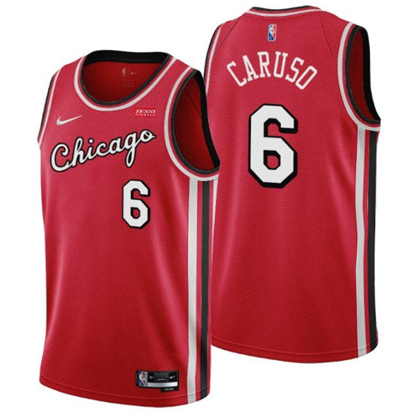 Alex Caruso Chicago Bulls red jersey
