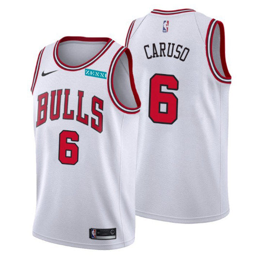 Alex Caruso Chicago Bulls white jersey