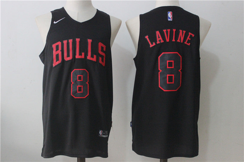 Zach LaVine Chicago Bulls black Fashion jersey