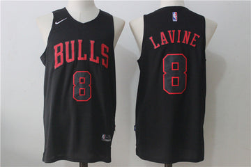 Zach LaVine Chicago Bulls black Fashion jersey