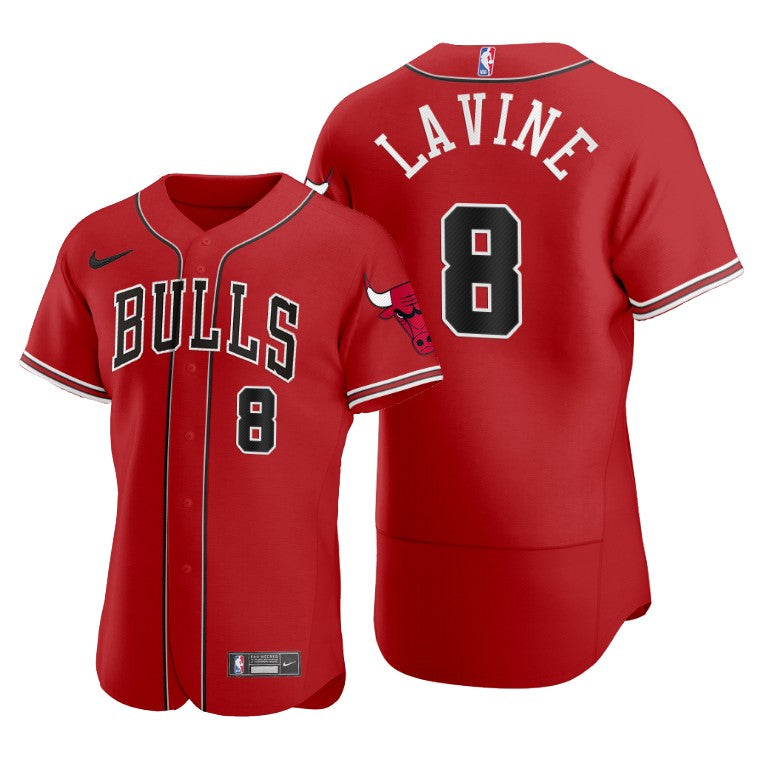 Zach LaVine Chicago Bulls red jersey