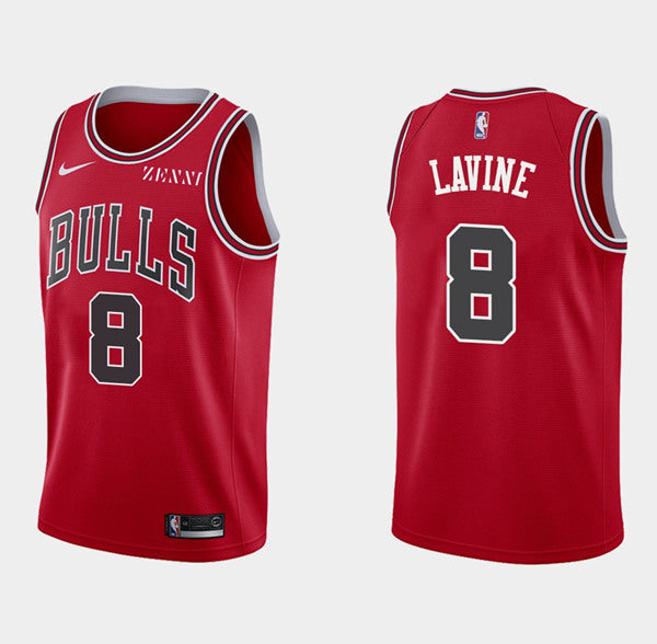 Zach LaVine Chicago Bulls red Road jersey