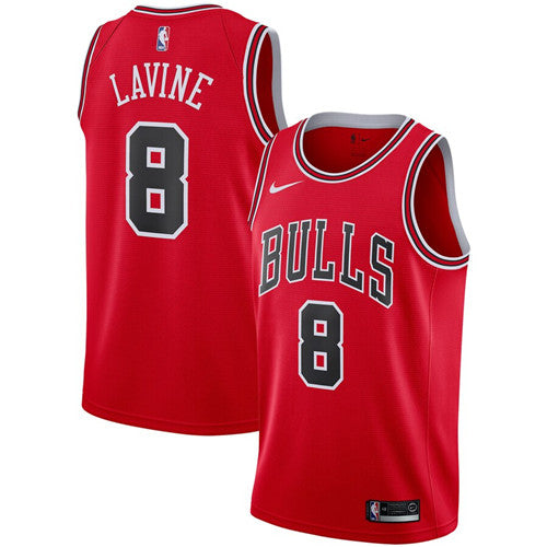 Zach LaVine Chicago Bulls red jersey