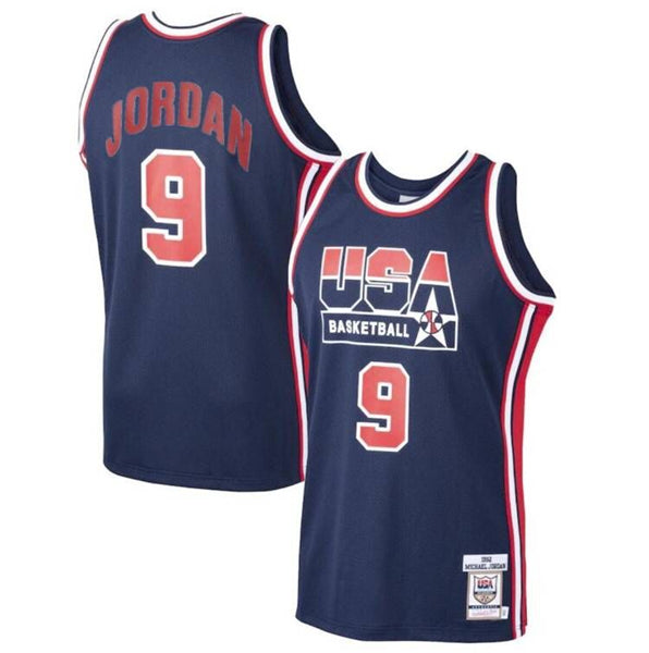 Michael Jordan Chicago Bulls navy Home jersey