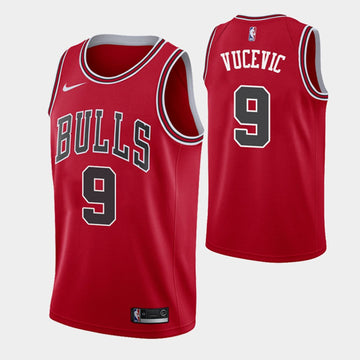 Nikola Vucevic Chicago Bulls red jersey