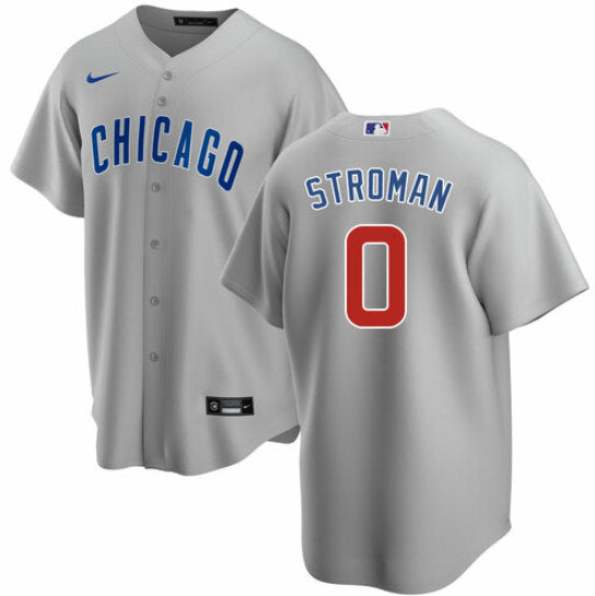Marcus Stroman Chicago Cubs gray jersey