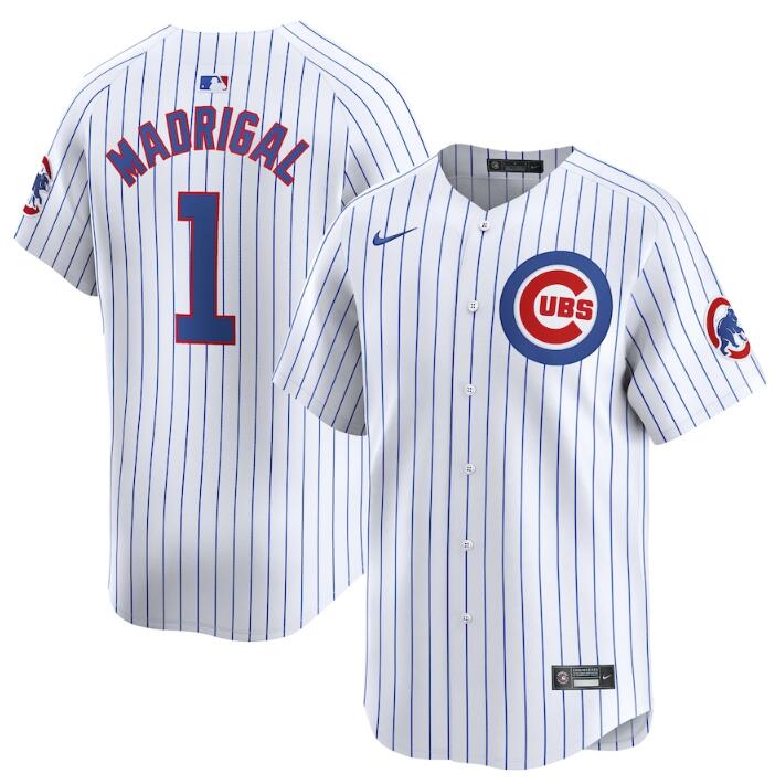 Nick Madrigal Chicago Cubs white Home jersey
