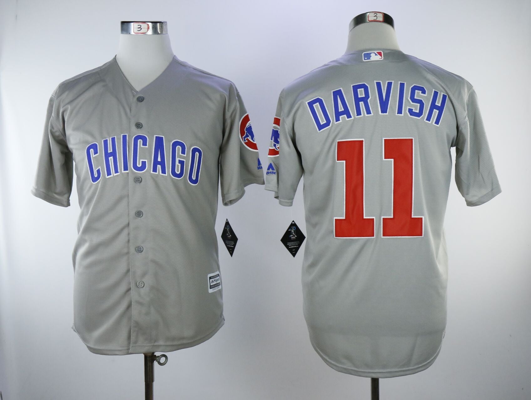 Yu Darvish Chicago Cubs gray jersey
