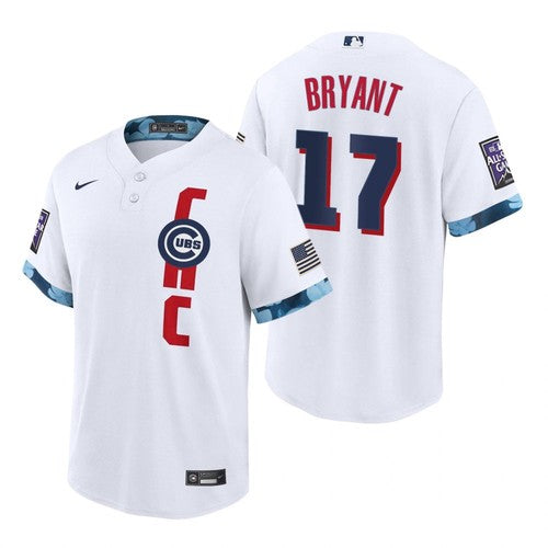 Kris Bryant Chicago Cubs white All-Star jersey