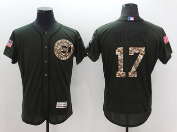 Kris Bryant Chicago Cubs green jersey