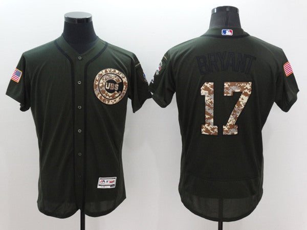 Kris Bryant Chicago Cubs green jersey