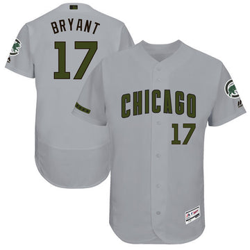 Kris Bryant Majestic Chicago Cubs gray Authentic jersey