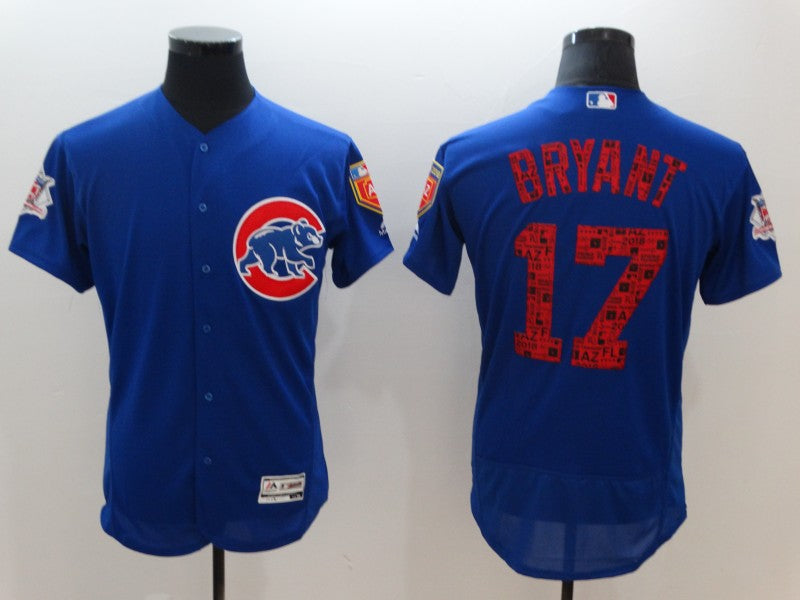 Kris Bryant Chicago Cubs royal jersey