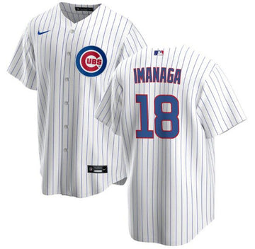 Shcta Imanaga Chicago Cubs white jersey