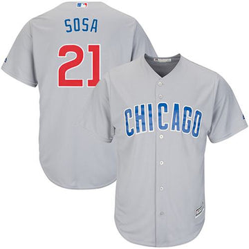 Sammy Sosa Chicago Cubs gray Road jersey
