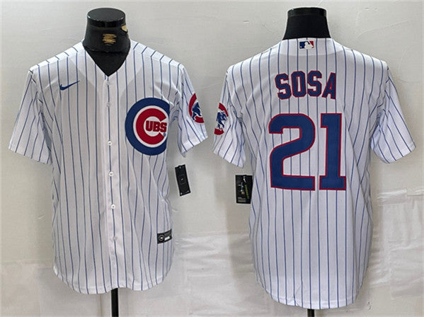 Sammy Sosa Chicago Cubs white jersey