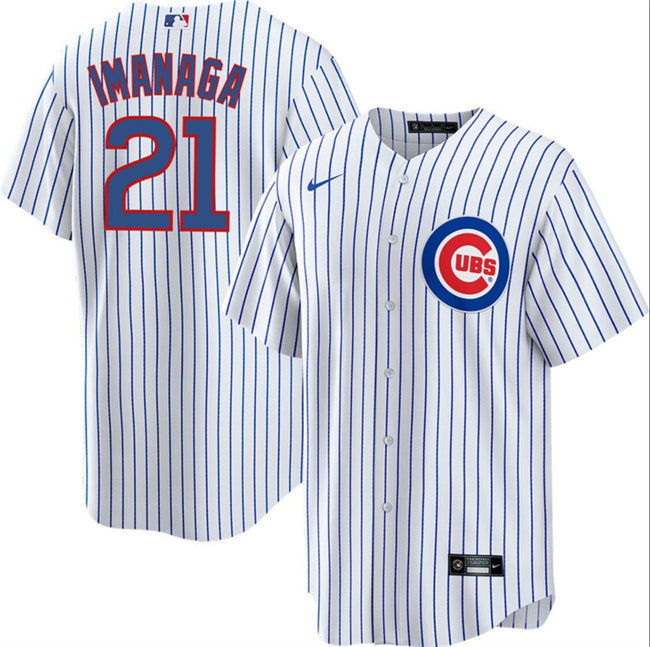 Shcta Imanaga Chicago Cubs white jersey
