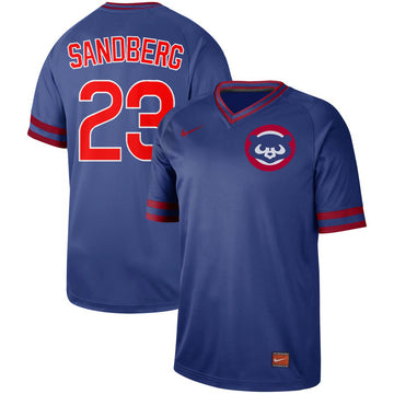 Ryne Sandberg Chicago Cubs royal Legend jersey